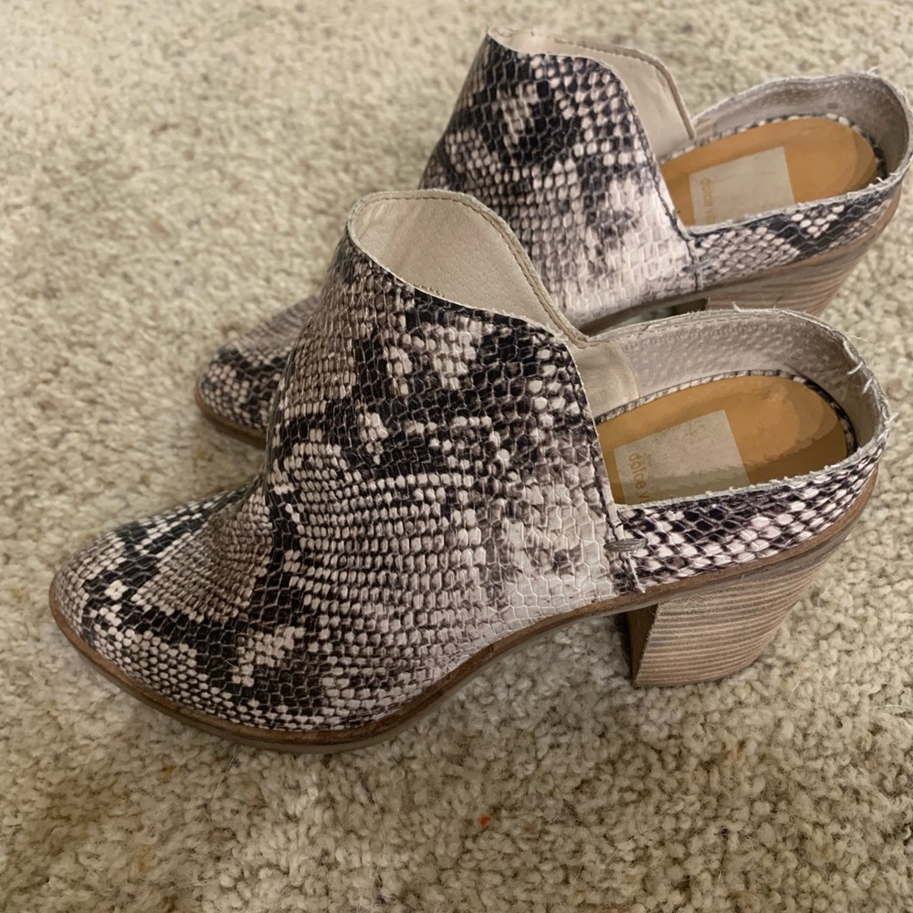 Dolce Vita Snake Print Heels Size 8.5